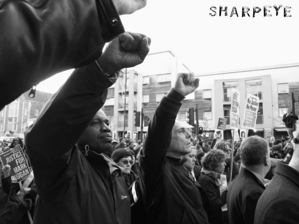 All Power To The People Image Black & White Canvas Print