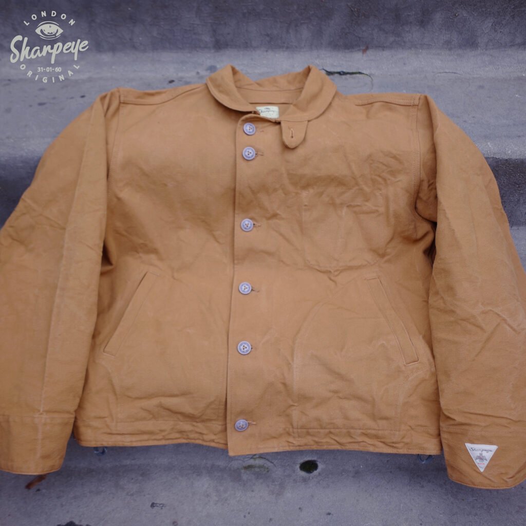 Navigator Jacket Tobacco 14oz Japanese Selvedge Canvas – Vintage Wash ...