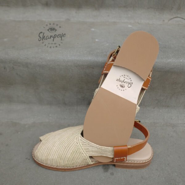 Berber Raffia Artisan Sandals - Image 4