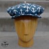 3 Point Stoker 1970s Anchor Design Fabric - Navy - Image 3
