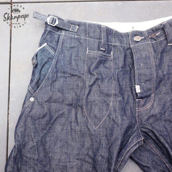 Mustang Twisted Seam Jeans - Japanese Serge De Nimes - Vintage Wash Limited Edition - Made In London (only sizes small & large left)