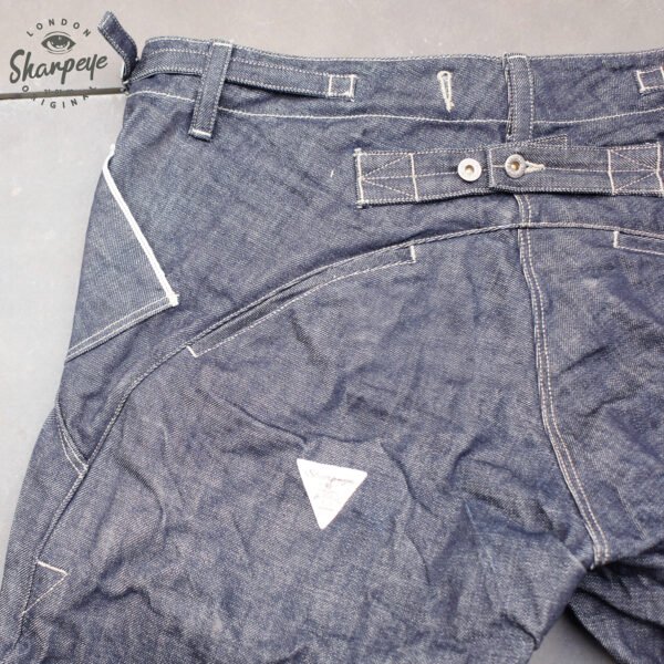 Mustang Twisted Seam Jeans - Japanese Serge De Nimes - Vintage Wash Limited Edition - Made In London (only sizes small & large left) - Image 2