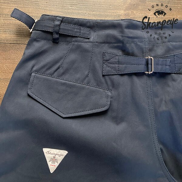 +4 Callards (& Blousers) Vintage Japanese Ink Blue Cotton Gaberdine - Limited Edition - Image 3