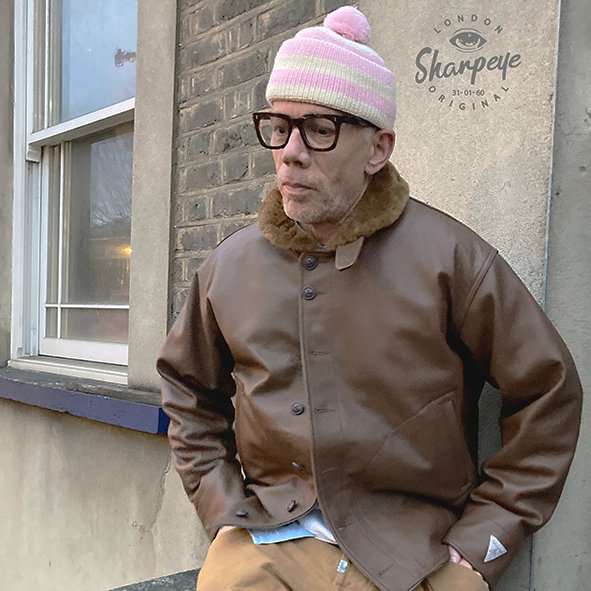 N1 Leather Navigator Jacket - Tobacco - Only One Left / Size Large (can be made to order)