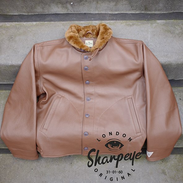 N1 Leather Navigator Jacket – Tobacco – Only One Left / Size Large (can be made to order) N1 Leather Navigator Jacket – Tobacco – Only One Left / Size Large (can be made to order)