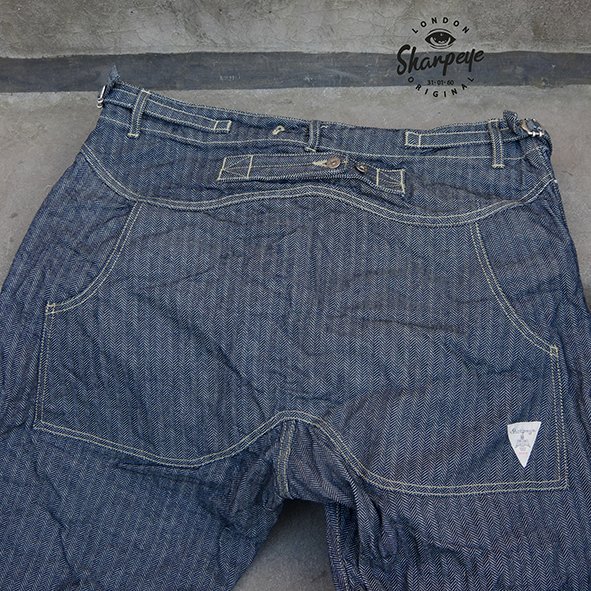 Monkey Jeans - 14oz Japanese Selvedge Herringbone Serge De Nimés - Vintage Wash Limited Edition - Made In London
