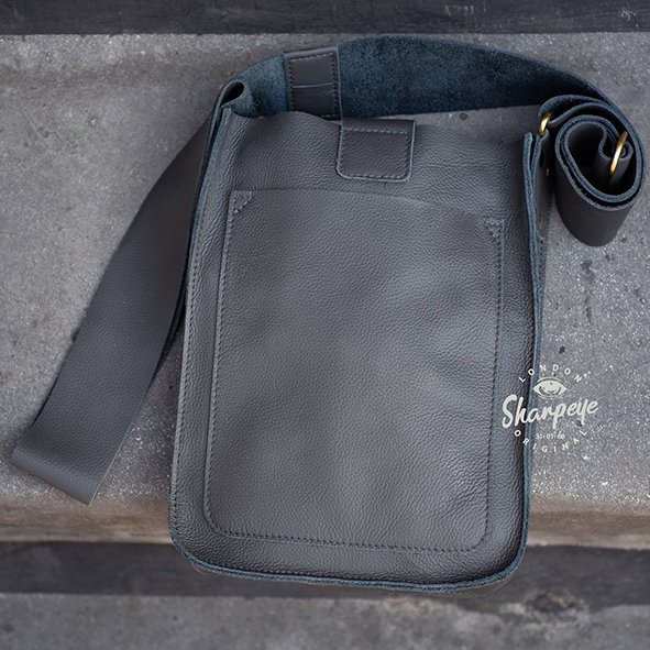 Leather Navigator Bag – Slate (1-in-Six) 8″ x 10″ Leather Navigator Bag – Slate (1-in-Six) 8″ x 10″