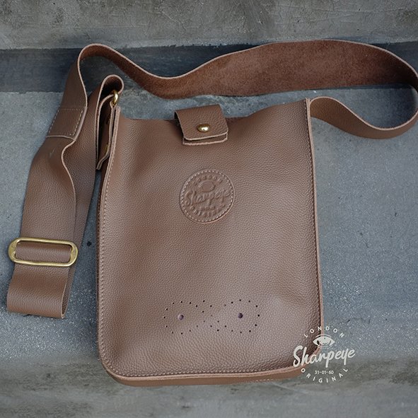 Leather Navigator Bag - Tobacco (1-in-Six) 8" x 10"