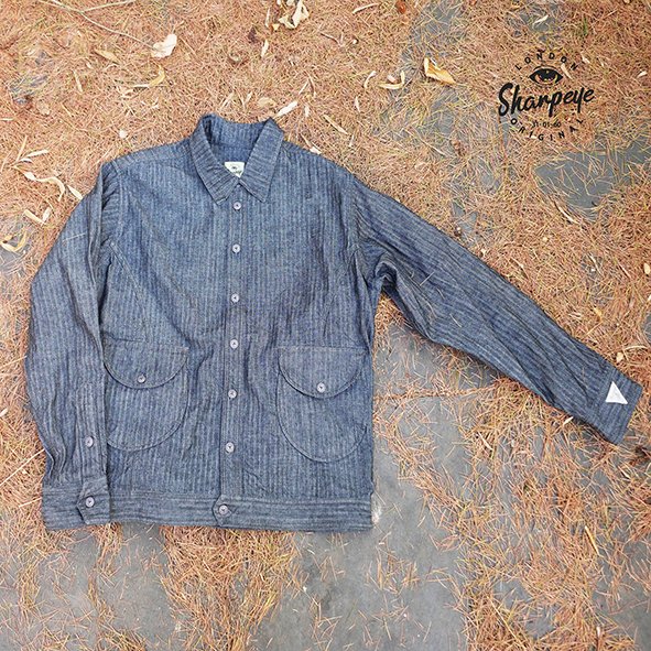 L’Roi Shirtjack – Japanese Herringbone Serge De Nimés L’Roi Shirtjack – Japanese Herringbone Serge De Nimés