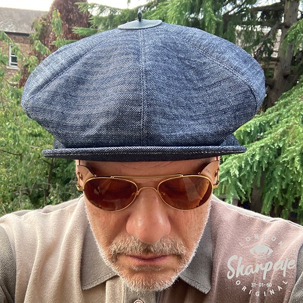 3 Point Stoker - Japanese Herringbone Serge De Nimés