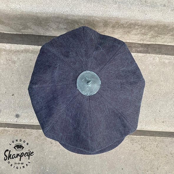 3 Point Stoker – Vintage Ink Overdyed Japanese Herringbone Canvas