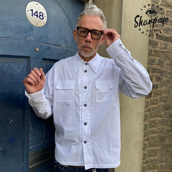 Surfer Shirt - Japanese Cotton Poplin - Vintage Wash