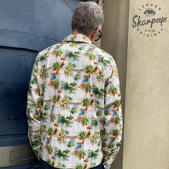 Surfer Shirt – 1960s Hawaiian Cotton Poplin – Vintage Wash Surfer Shirt – 1960s Hawaiian Cotton Poplin – Vintage Wash
